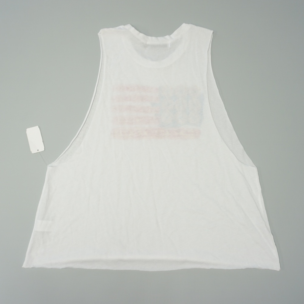KID DANGEROUS Donut Bacon Flag Graphic Tank Top - Picture 4 of 5
